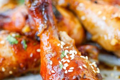 Thumbnail for Baked Hoisin Chicken Drumsticks