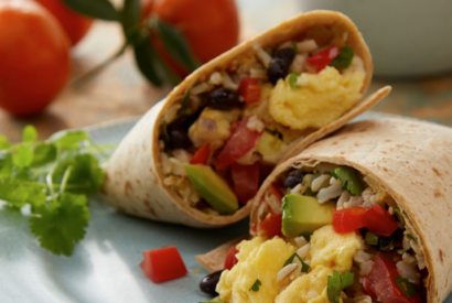 Thumbnail for Egg & Veggie Breakfast Burrito