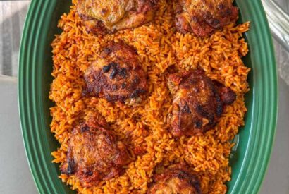 Thumbnail for Jollof Rice and Chicken (One Pot)