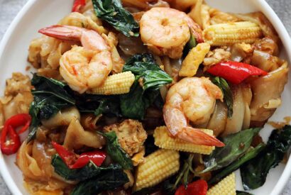 Thumbnail for Drunken Noodles (Pad Kee Mao) [Video]