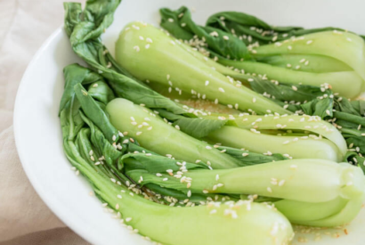 Thumbnail for Easy Steamed Baby Bok Choy