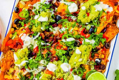 Thumbnail for Loaded Vegetarian Nachos
