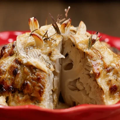 Monstrous Christmas Cauliflower Cheese [Video]
