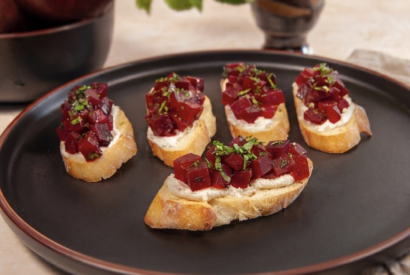 Thumbnail for Roasted Beet & Goat Cheese Bruschetta [Video]