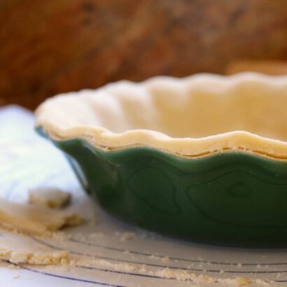 Quick & Easy Shortbread Pie Crust