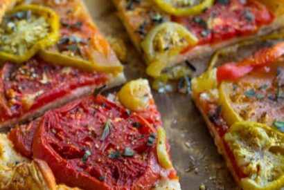 Thumbnail for Easy Heirloom Tomato Galette With Puff Pastry and Feta