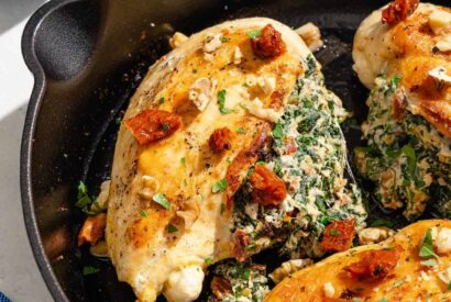 Thumbnail for Mediterranean Stuffed Chicken Breast [Video]