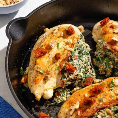 Mediterranean Stuffed Chicken Breast [Video]